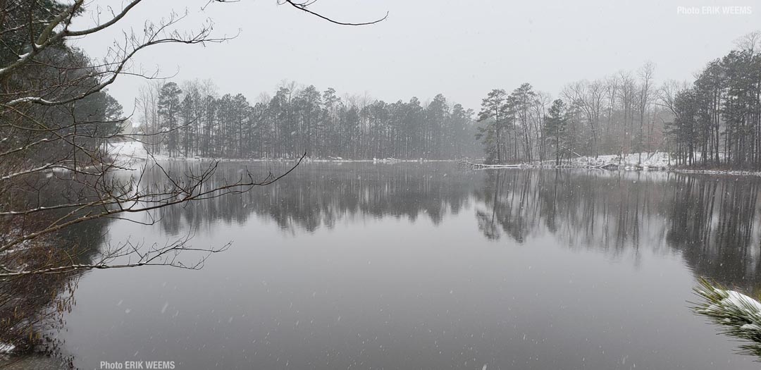 Cosby Lake Snowfall Chesterfield Cosby Lake Snowfall Chesterfield