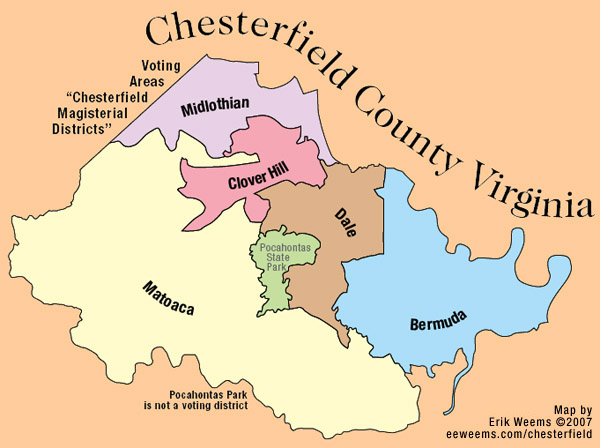 Chesterfield Magisterial Districts Chesterfield Magisterial Districts