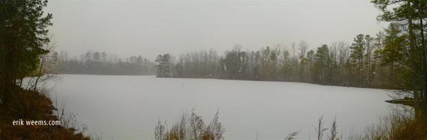 Cosby Lake Chesterfield Virginia snow Cosby Lake Chesterfield Virginia snow